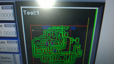 Gravirovani PCB v Machu