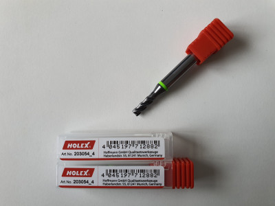 TK hrubovací fréza HOLEX Pro Steel HPC 4 mm 160,- 1ks