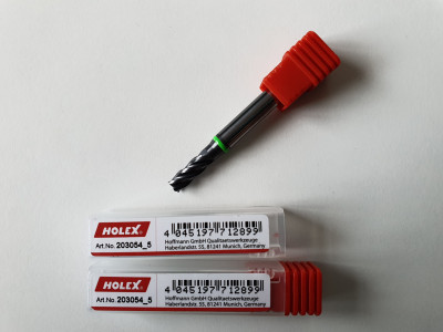 TK hrubovací fréza HOLEX Pro Steel HPC 5 mm 190,- 1ks