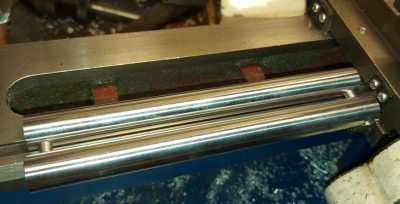 Moje přípravky pro měření dvě broušené kulatiny 16 mm