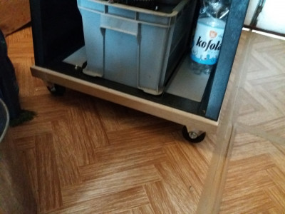 podložka s kolieskami