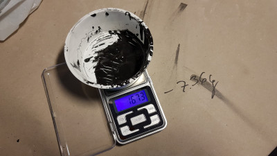 Image1201695432895575614.jpg (467.6 KiB) Zobrazeno 10342 x Zbylá hmota po kompletním naplnění (plus 7.36g samotná miska)