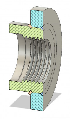 svarovana.jpg (270.08 KiB) Zobrazeno 5312 x Nějak takto.. Btw. závit (a vůbec celý vnitřek) je jen nastřelený, nechtělo se mi modelovat originál, použil jsem, co bylo snadno k dispozici (M36x3).