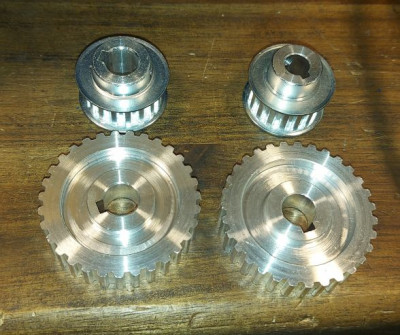 Nakoupené řenenice z Ali.jpg (105.17 KiB) Zobrazeno 3901 x Sady řemenic pro soustruh