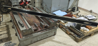 Hartford VMC 850 - ustavení základny (osa Y)