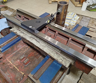 Hartford VMC 850 - Měření geometrie (osa Y)