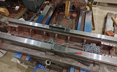 Hartford VMC 850 - Měření zkroucení lože X