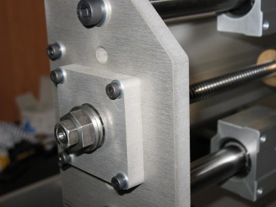 osa Y - matka axialnich lozisek