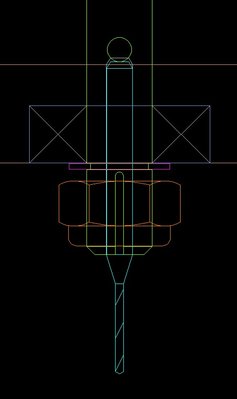 Detail upínání 1/8" nástroje