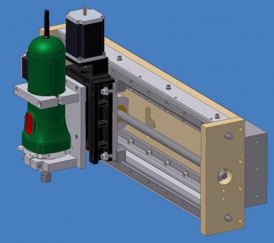 Takhle již mašina stojí....