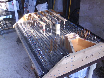 Druha  vrstva vystuze pred zasypanim.