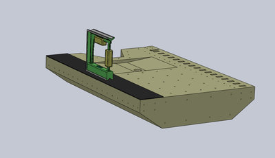 Jemné ustavenie plochy 1 do vodorovna v pozdĺžnom smere