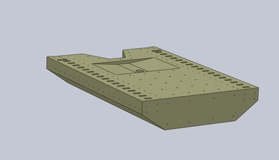 Lože ustavené približne do vodorovnej polohy