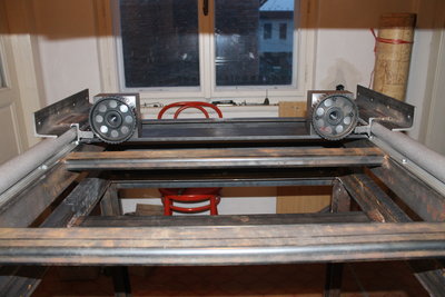 Sestavený portál pro poháněné matice.