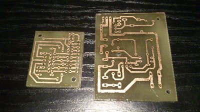 DPS vstupů, LED a tyristorová regulace