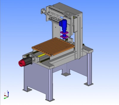 Druhý návrh. Pojezdy 550x450x150