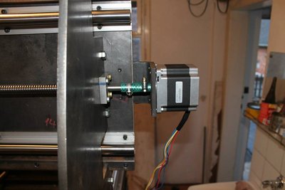 Pružná spojka pro náhon trapézového šroubu osy Y.