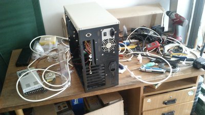 A tady to vzniká, moje "dílno kuchyně"