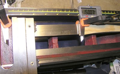 100 otáček šroubu posuvu - musel jsem vzít větší posuvku