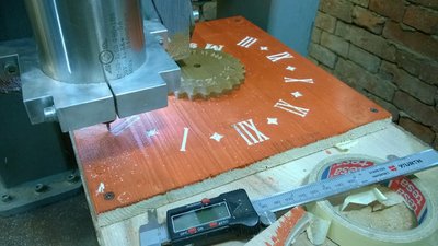 Gravírování ciferníku