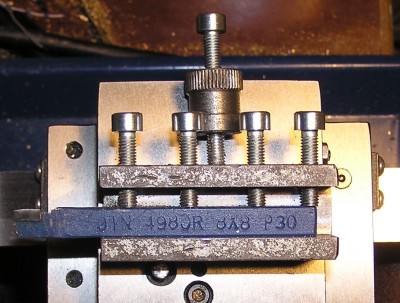 Detail dodělávaného držáku