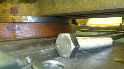 menší zázrak - ještě čitelný nonius točny