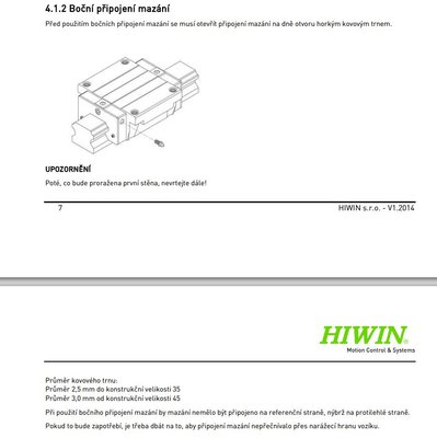 nový katalog Hiwin on-line