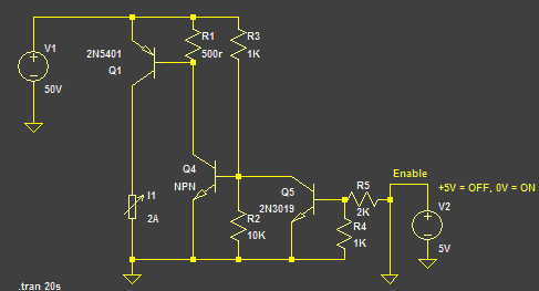 Q1=není vhodný  Ic = malý (malá databáze součástek :-) )