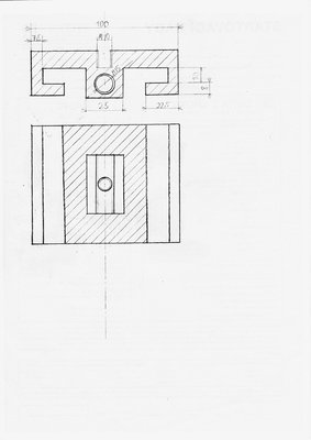 vrchní část radiálního supportu