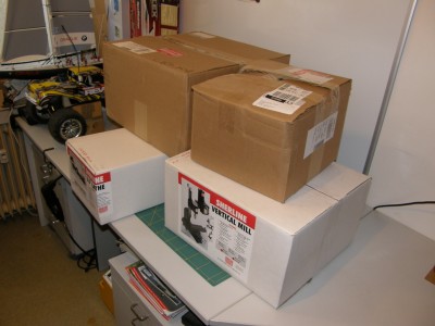 Těsně po vyložení z auta