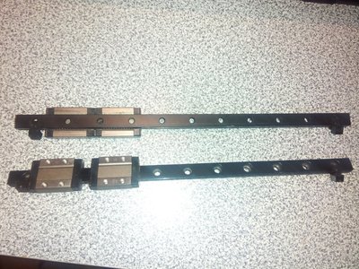 2 ks kolaje IKO 9x6mm L=223mm + 4 voziky IKO LWL9B