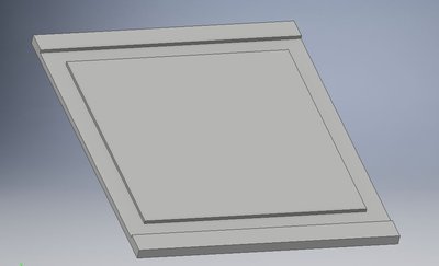 spodní díl s vyfrézovanými drážkami