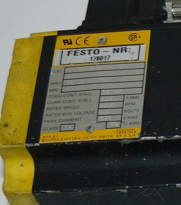 Festo BSM80A-275AA + prevodovka Neugart PL90