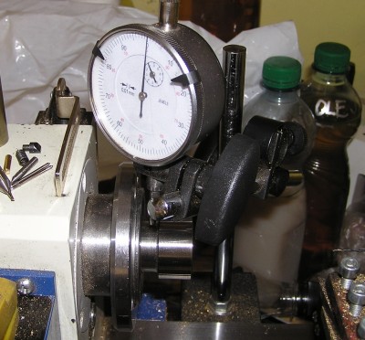 Měření MKIII u vřetene