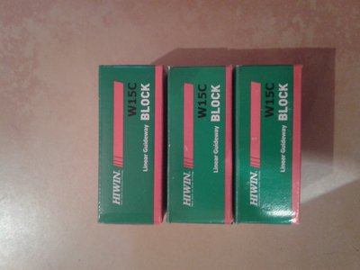 Nový vozík Hiwin HGW15CC 3kusy - cena 400/kus