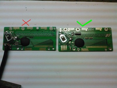 Rozdíl ploš.spojů funkčních a nefunkčních měřítek.