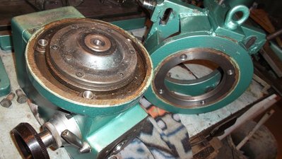 demontovana hlava aj remenica