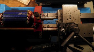 Vyléčení  - stočení konce hřídle o 0,5 mm