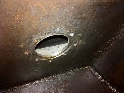 Zadní část ze vnitř