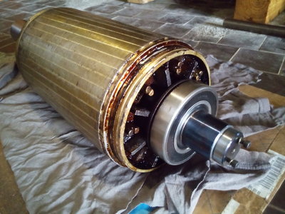 rotor a problematické ložisko