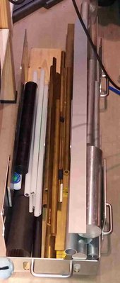 Osazený organizer materiálem