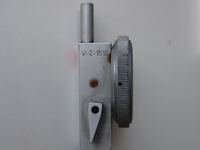 Pohled na páčku detail